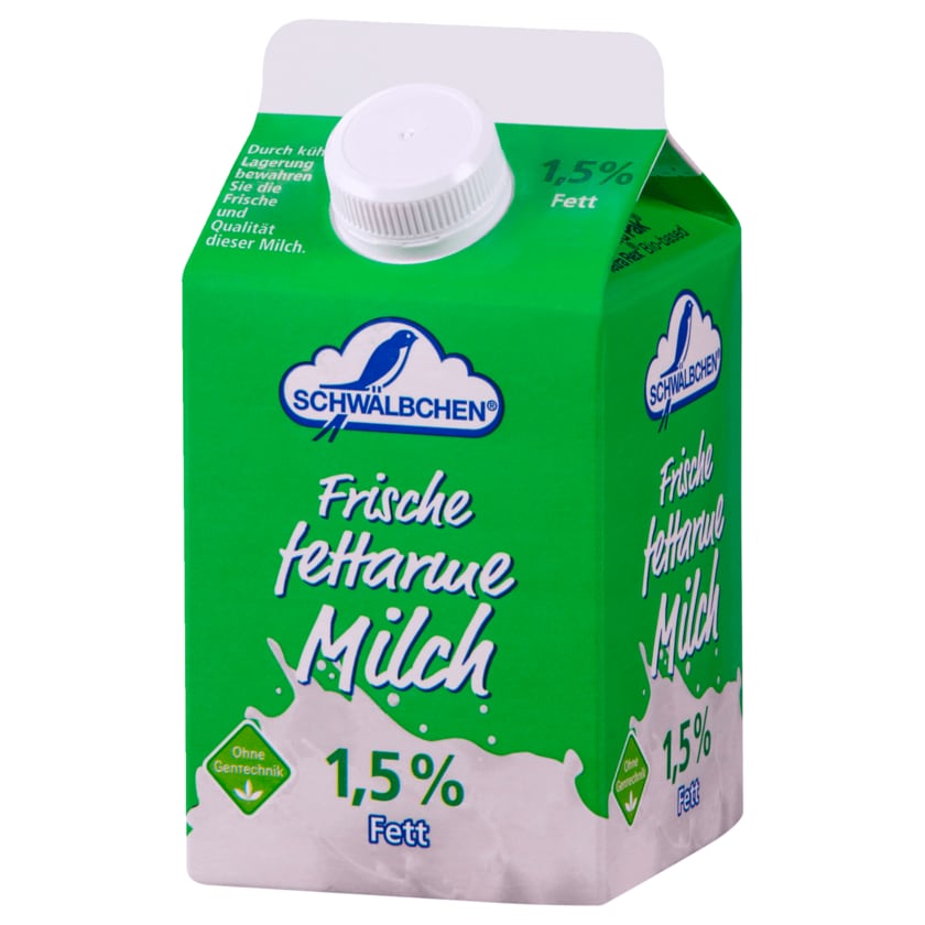 Schwälbchen Frische fettarme Milch 1,5% 0,5l